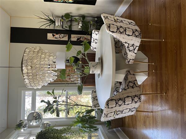 Barley Industrial Loft Grey Concrete Round Outdoor Dining Table - 42" Image 1