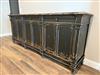 Marjorie French Country Black Pine Wood Sideboard Image 1