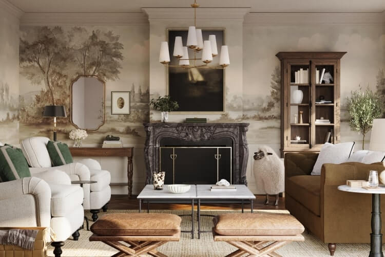 Bedford Escape Refined Neutrals & Relaxed Luxury | Kathy Kuo Home