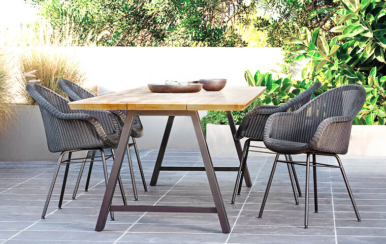 Dark Accent Outdoor Furniture