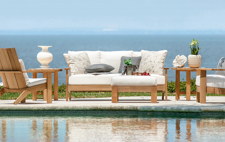 Poolside Furniture for Stylish Outdoor Lounging | Kathy Kuo Home